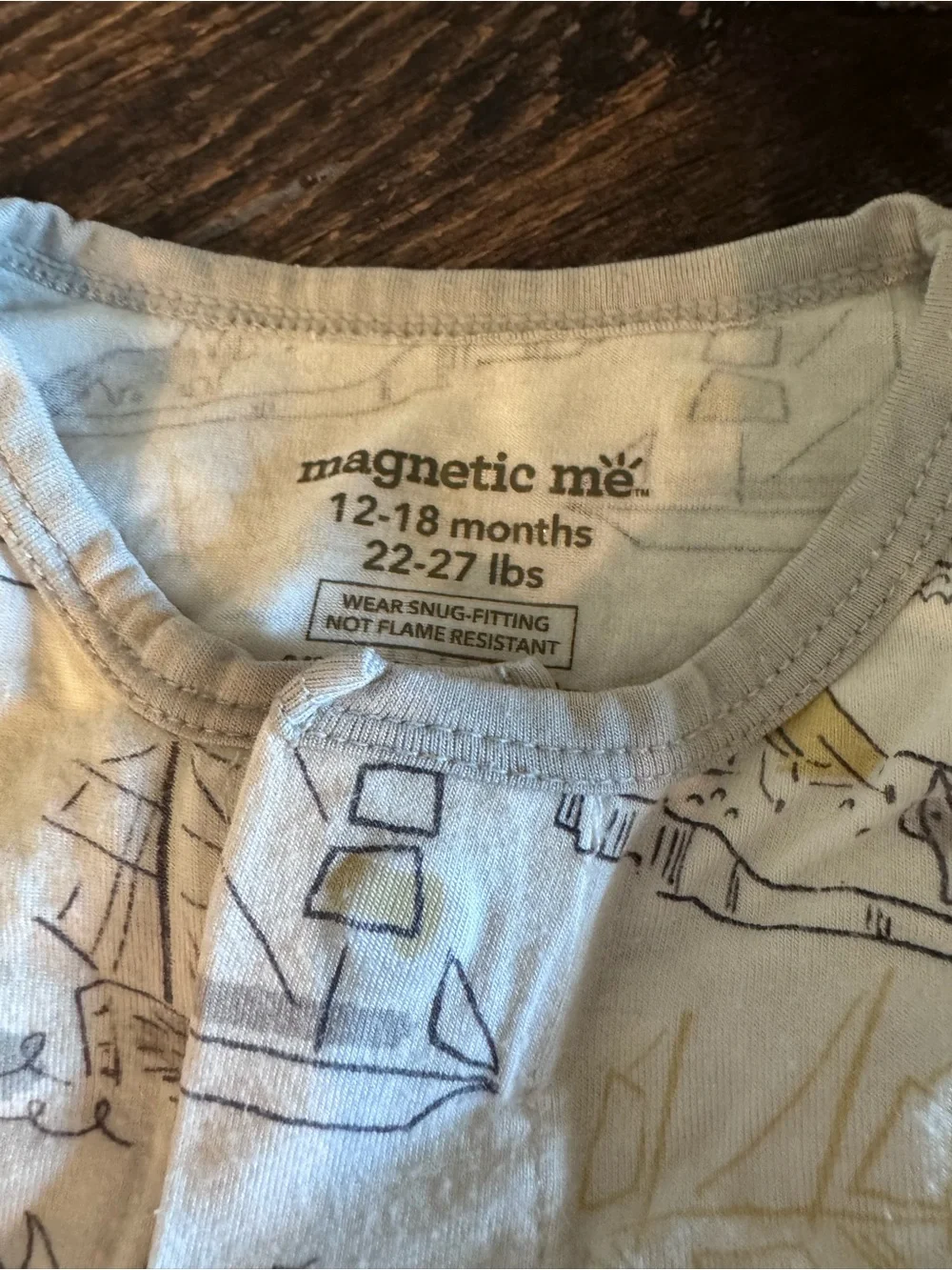 3 pairs of Magnetic Me Pajamas size 12-18 months